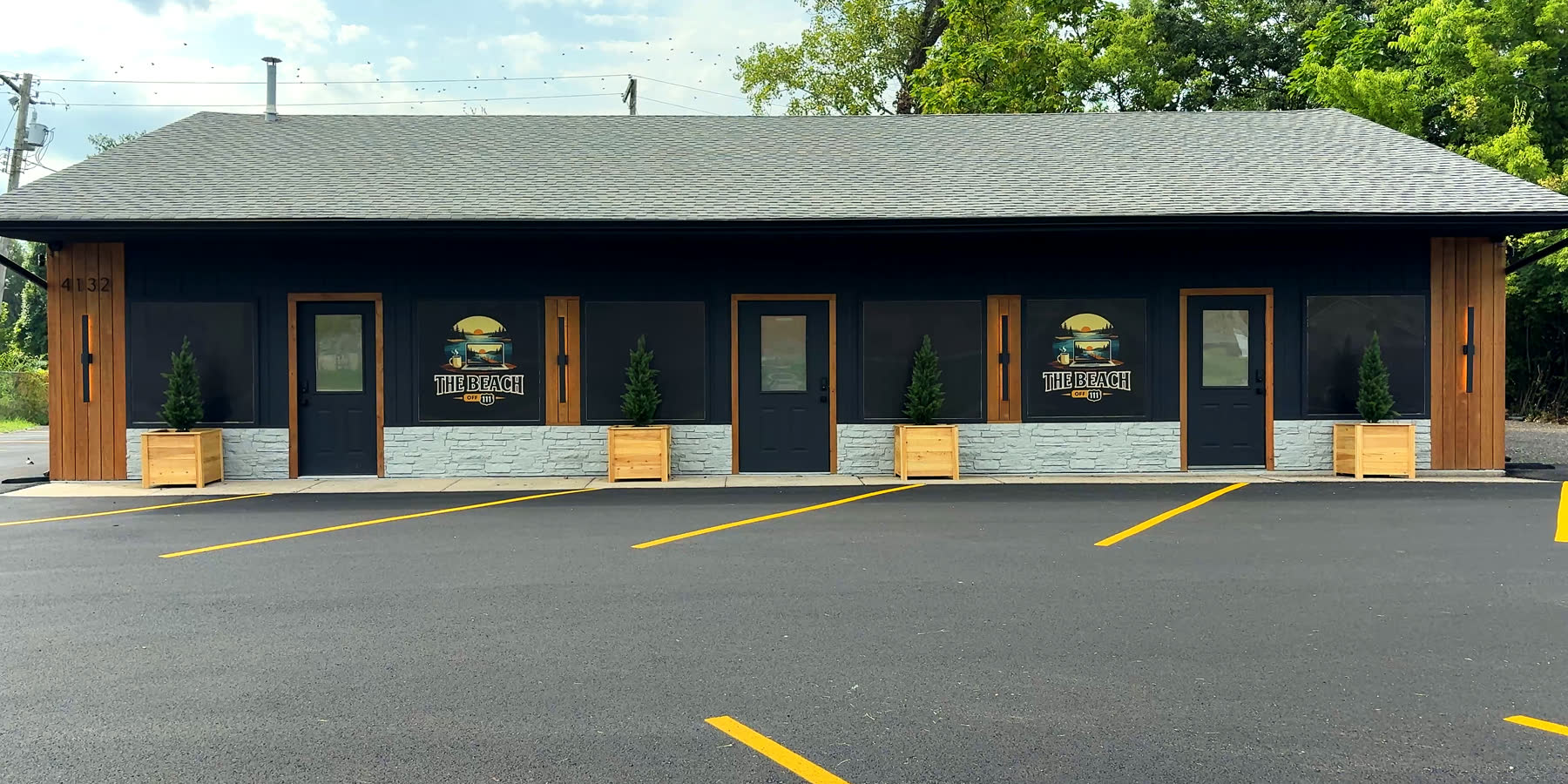 The building
